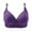 Womens Bras Purple, variant on ylioge XS-4X Plus Size Bras for Women No Underwire Push Up Bralettes Ladies Casual Solid Breathable BC-Cup Support Lifting Underwear Bra