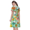 thumbnail image 7 of Lsque Sanrio Print Women's Casual Dress T-Shirt Summer Short Sleeve Scoop Neck Swing Dresses, 7 of 7