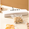 thumbnail image 1 of Máquina de envasado al vacío para alimentos, sellador al vacío con cortador integrado para alimentos húmedos y secos, incluye bolsas enrollables al vacío, 1 of 5