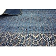 thumbnail image 2 of Hippie Queen Ajrakh Kantha Quilt Handmade Bohemain Bedspread King Size Vegetable Dye Kantha Blanket Bedcover Boho Quilting Indigo Print Ajrakh Cotton Kantha Quilt, 2 of 2