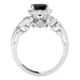thumbnail image 4 of 1.25 Ct. Black Diamond Engagement ring In 10K Solid Rose, White & Yellow Gold, 4 of 4