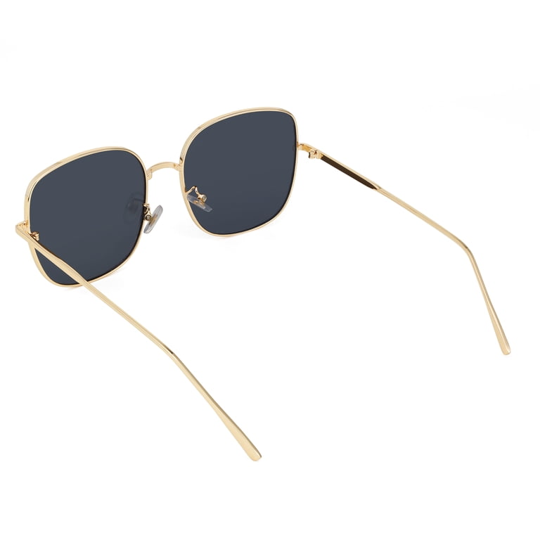 FEISEDY Small Square Polarized Sunglasses for Men and Women  display picture 2
