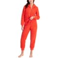 thumbnail image 1 of Jenni Combinaison une Pièce en Sherpa pour Femmes, Rouge, Très Petit, 1 of 2