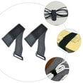 thumbnail image 6 of 2 Pcs Elastic 30cm Bundling Belt Black Bundling Belt Game Webbing Belt Tie Down Game Lace up Belt, 6 of 6