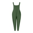 thumbnail image 7 of Clearance!NMMUED Overalls for Women Loose Fit, Rompers for Women, Baggy Overalls for Women, Beach Vacation Clothes for Women, Flowy Jumpsuits for Women, Army Green L, 7 of 7