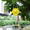 thumbnail image 6 of piaybook Wind Chimes Bedroom Sunflower Decorations Chime Wind Living Room Pendant Crafts Home Decor for Garden, Patio, Home or Outdoor ,Great Memorial Gifts, 6 of 9
