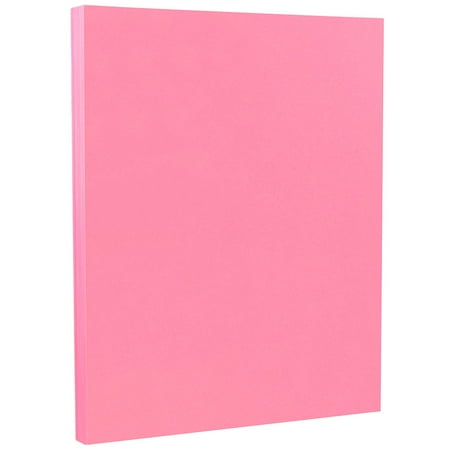 Bright White 65 Lb Copy - JAM Paper® Bright Colored Cardstock - 8.5 x 11 - 65 lb Brite Hue Ultra Pink - 50 Sheets/Pack