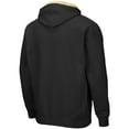 thumbnail image 3 of Men's Colosseum Black Purdue Boilermakers Big & Tall Full-Zip Hoodie, 3 of 3