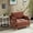 Orange, variant on MOONMISS Chenille 3-in-1 Convertible Sleeper Foldable Sofa Bed Recliner Chair with 3 Pillows,Beige