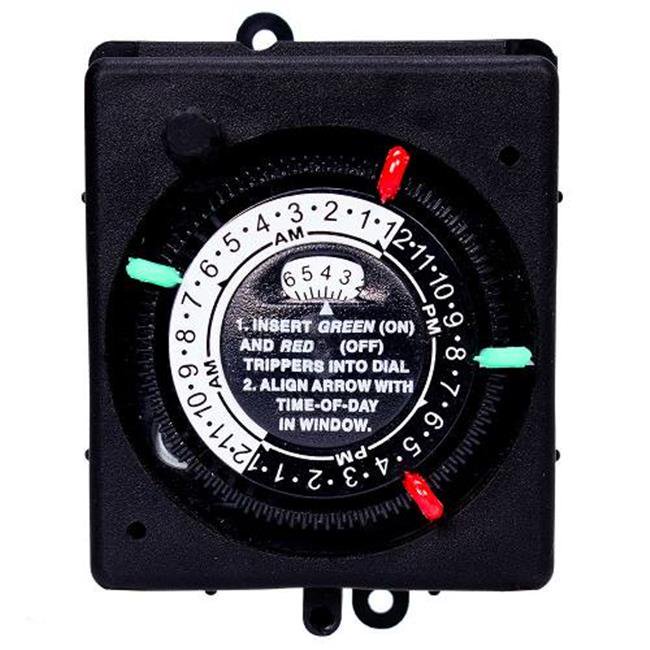 Intermatic PB913N84 24Hour Panel Mount Timer with Manual Override