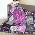 thumbnail image 3 of 50th Birthday Gifts for Women, Gift Ideas for Women Turning 50, 50 Year Old Blanket 50" X 60", 50th Birthday Gift for Wife, Sister, 50th Birthday Gift Ideas, 50th Birthday Blanket, 3 of 5
