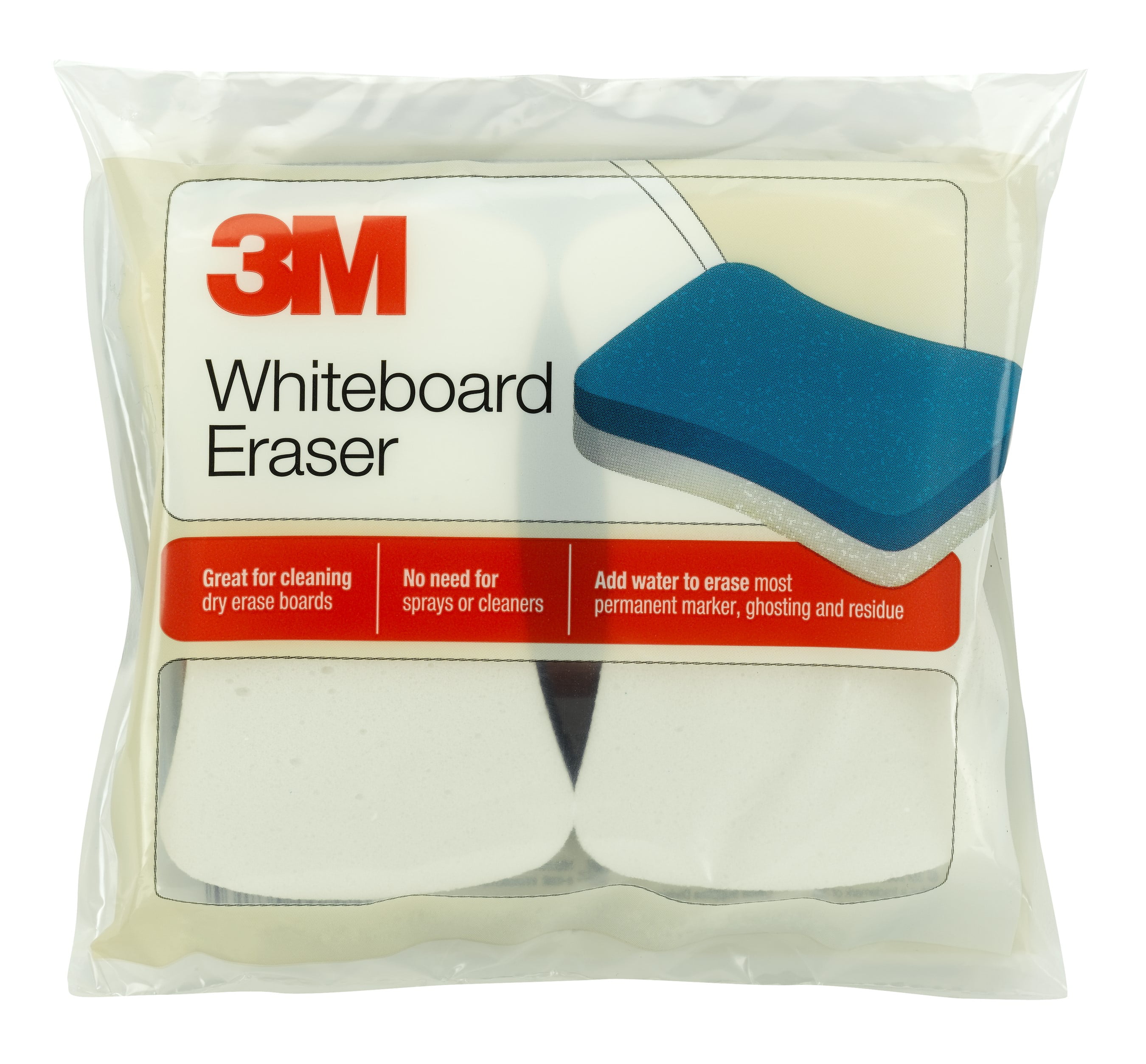 Residue Eraser Rubber Cement Eraser, 3 Pack 70x40x6mm Remover Tool, White
