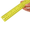 thumbnail image 3 of Westcott 12" Transparent Green Acrylic Ruler, Imperial, 1 Each Not Bulk, Elementary Level., 3 of 7