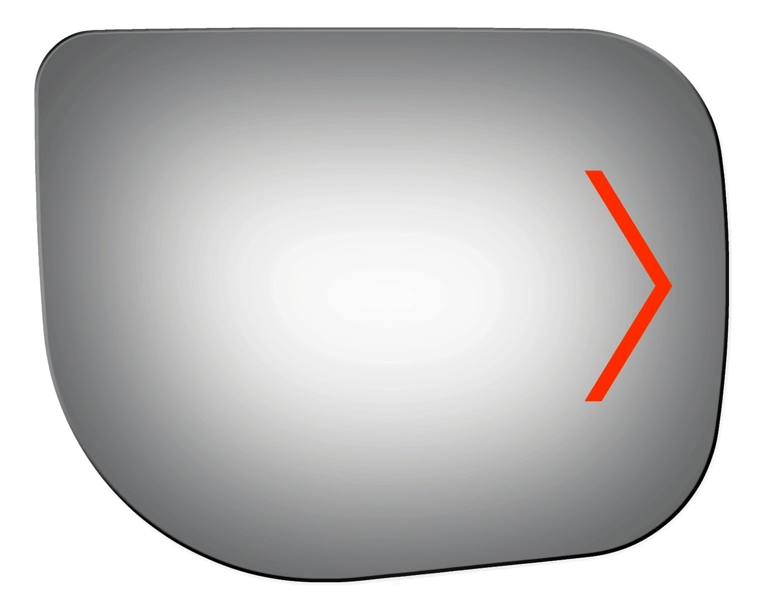 Burco Side View Mirror Replacement Glass - Clear Glass - 3319S