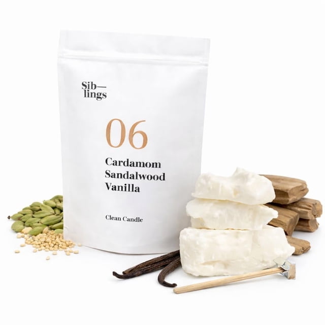 Kit de recarga para velas Sib-lings No. 06 Cardamomo y sándalo