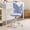 Blue, variant on Butterfly Kids Desk Chair Swivel Fluffy Child Office Rolling Chair Student Study Task Chair Girls Vanity Chair for Study Reading ,Pink