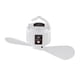 thumbnail image 2 of Ventilador de techo para tienda de campaña con temporizador y gancho para colgar, 3 velocidades Blanco 10400mAh, 2 of 7