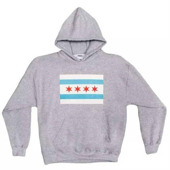 Fox Outdoor 64-8502 XXL City of Chicago Flag Men's Pullover Hoodies