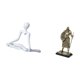 thumbnail image 5 of Figura de escritorio, estatua de caballero pensador, escultura abstracta, adorno artesanal de resina, adecuado para la decoración del hogar, la oficin, 5 of 8