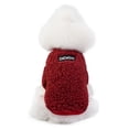 thumbnail image 5 of Skksst Puppy Dog Coral Fleece Jacket Winter Warm Sweater Coat Pet Clothes Apparel, 5 of 7