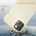 thumbnail image 7 of DTTO iPhone 13 Case, Shockproof Silicone [Enhanced Camera and Screen Protection] , Milk White, 7 of 7