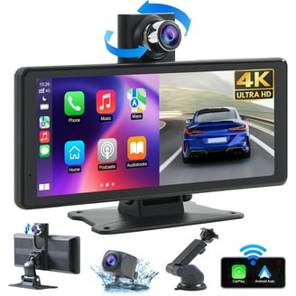 Display CarPlay Wireless 10.26” IPS – Dashcam 4K, Retrovisore 1080P, GPS E Bluetooth