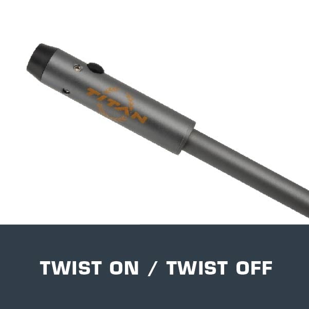 Titan Crossbow Red Laser Boresighter, Gray/Orange, Archery, Aluminum