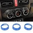 thumbnail image 1 of For Suzuki Jimny 2019 2020 Accessories AC Air Conditioning Knob Button Ring Trim, 1 of 9