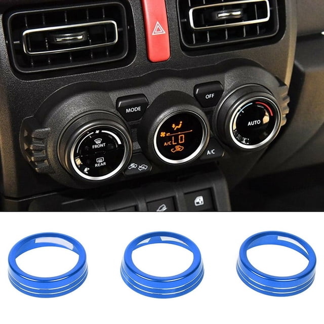 For Suzuki Jimny 2019 2020 Accessories AC Air Conditioning Knob Button Ring Trim