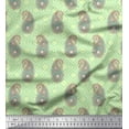thumbnail image 1 of Soimoi Viscose Chiffon Fabric Check & Paisley Print Fabric by The Yard 42 Inch Wide, 1 of 1