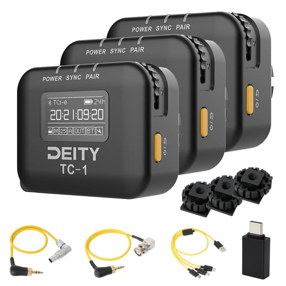 Caja de códigos de tiempo inalámbrica Deity TC-1 TC con precisión de 0,5 ppm