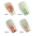 thumbnail image 6 of Milue 30Pcs Long Press on Nails Coffin French Fake Nails Tip Gradient for Women, 6 of 21