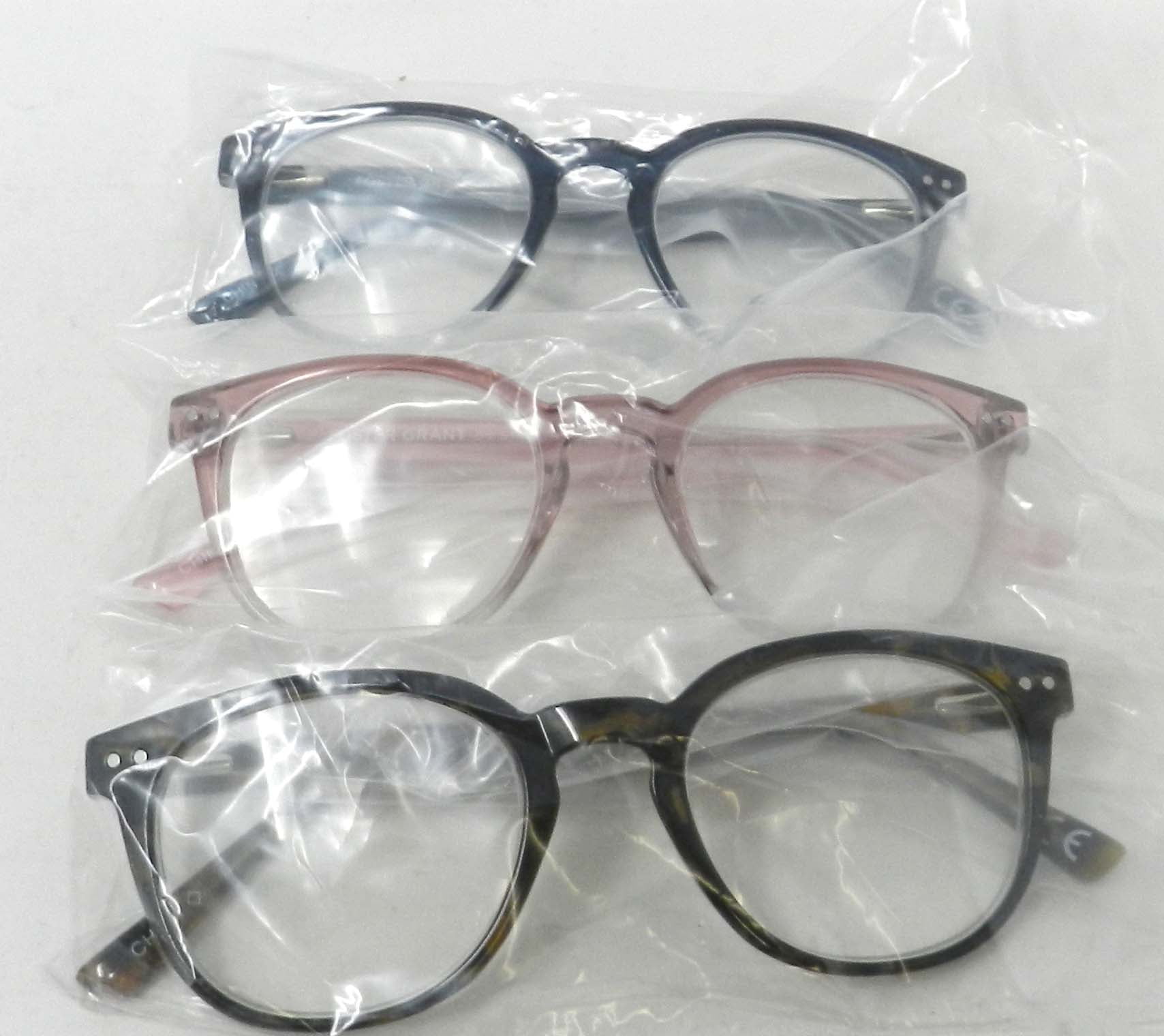 Design Optics By Foster Grant Round Full Frame +2.00 Reading Glasses 3