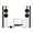 White / White Walnut, variant on Fluance RT82 Reference High Fidelity Vinyl Turntable (Walnut), PA10 Phono Preamp and Ai81 Powered Floorstanding Speakers (Walnut), Ortofon OM10 Cartridge, 150W Class D Amplifier, Bluetooth
