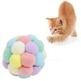 thumbnail image 1 of Balles Colorées pour Chats Balles Colorées pour Chats Jouets Interactifs Balles Élastiques Souples Sécurité avec Clochette Balles Rebondissantes en Peluche Jouets Interactifs, 1 of 9