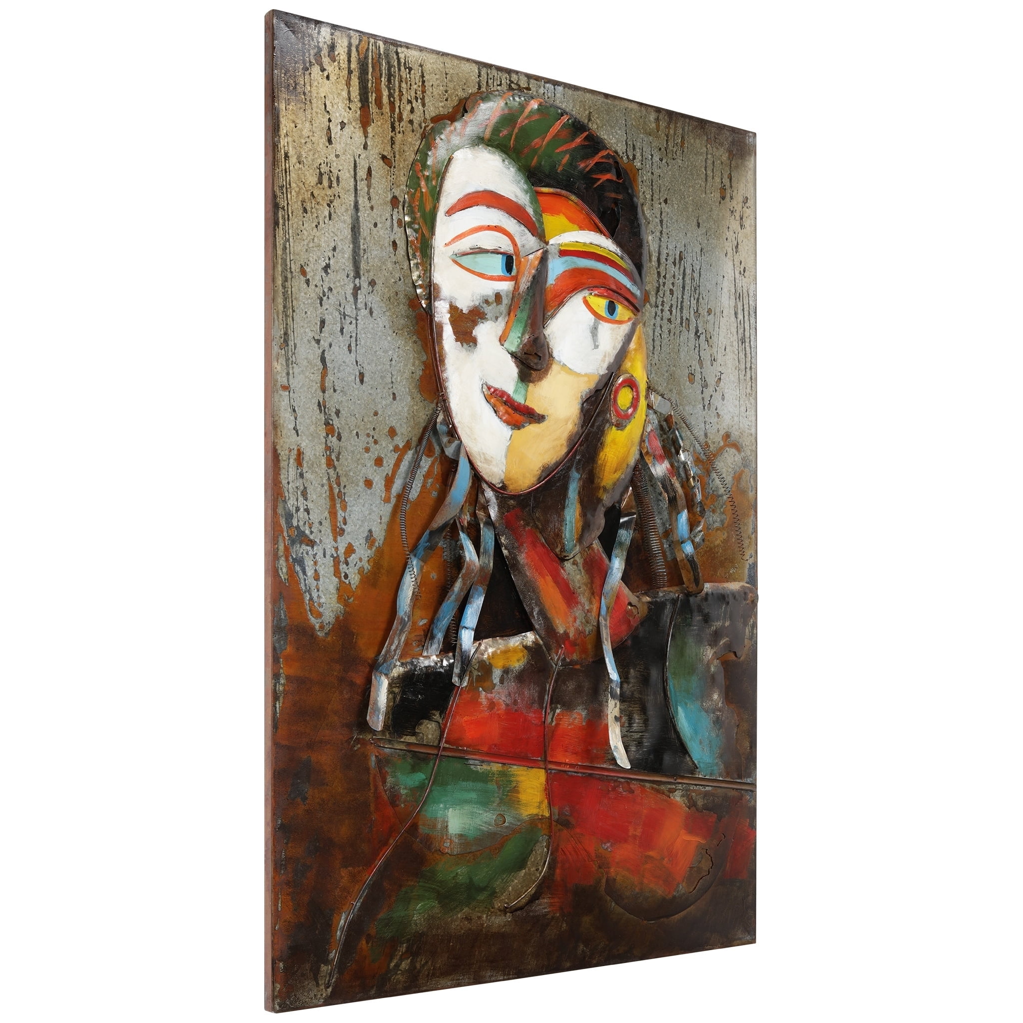 Empire Art Direct "Homme 1" Mixed Media Iron Hand Painted Dimensional Wall Décor
