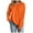 Orange, variant on TTUHYWXI Christmas Sweatshirt for Women Light Sweatshirts Merry And Bright Xmas Long Sleeve Shirts Crewneck Pullover Tops (Beige, XL)