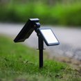 thumbnail image 3 of LuxenHome Black Plastic LED 200LM Solar Panel Light, 3 of 6