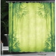 thumbnail image 4 of Ambesonne Asian Themed Shower Curtain, Chinese Fengshui View, 69"Wx70"L, Green, 4 of 5