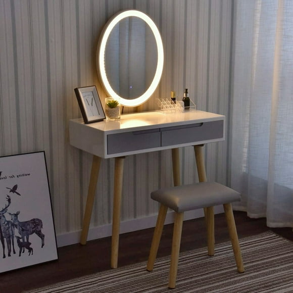 Mirrored Makeup Vanities