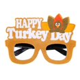 thumbnail image 3 of Lubelski Thanksgiving Glasses Frame Exquisite Turkey Pumpkin Pattern Eyeglasses Frame for Festivals Parties Decor, 3 of 8