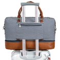 thumbnail image 1 of Bolso de viaje Señoras Mujeres Pu Cuero Lona Crossbody Weekender Night Carry Shoulder Large Tote Bag Wi XianweiShao 8390611715564, 1 of 1