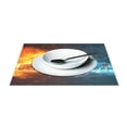 thumbnail image 3 of Ryvnso 1 Piece Placemats Truck Ice and Fire Dining Mats Heat-Resistant Non-Slip Washable Table Mat, 3 of 8