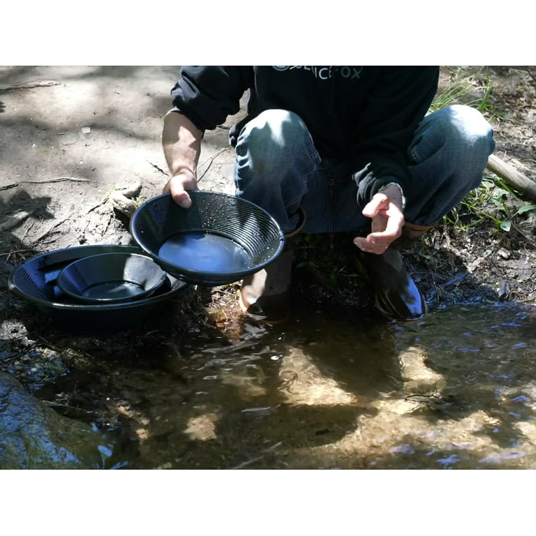 Sluice Fox Gold rush panning kit with backpack; 10-piece