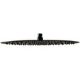 thumbnail image 3 of Westbrass 16" Round Rainfall Shower Head with 19" Wall Mount 90-Degree Arm, Matte Black, 3 of 12