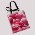 thumbnail image 2 of PKQWTM holiday flying bunch balloon hearts Happy Valentines Day Canvas Shoulder Bags Handbags Tote Bags Shopping Bag, 2 of 2