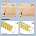 thumbnail image 4 of Scienceny 12 piezas de recambios de lápiz de 2,8mm, lápices de marca de carpintero, reemplazos de pluma de agujero profundo, herramienta de Herramientas manuales y eléctricas Amarillo, 4 of 6