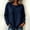 Navy, variant on Crew Neck Tops for Women,boho Fringe Tops for Women Chic Peasant Blouses Cute Tops Modest Tops Dressy Top Basic Shirts for Women Comfort Sweatshirt Womens Fashion Ladies Casual Top,Navy,S