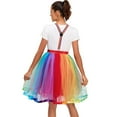 thumbnail image 3 of Betivan Ladies' Carnival Role-Playing Colorful Dress Four-Piece Set, 3 of 9