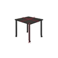 thumbnail image 4 of Regency Kee Medium 42 in. Square Breakroom Table- Noble Oak Top, Black Mobile Legs, 4 of 7